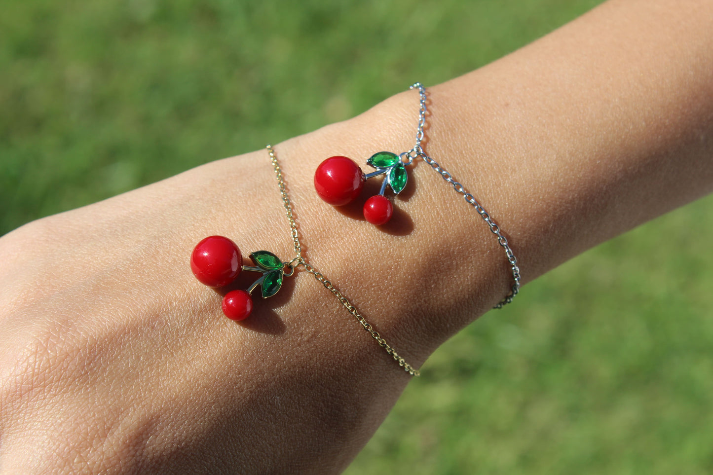 CERISE|Bracelet acier inoxydable