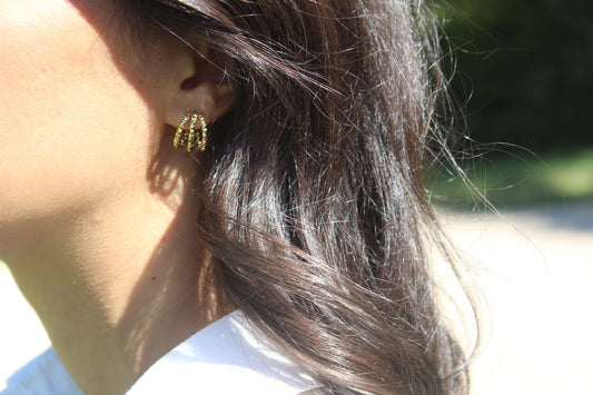 BECKY|Boucles d'oreilles acier inoxydable