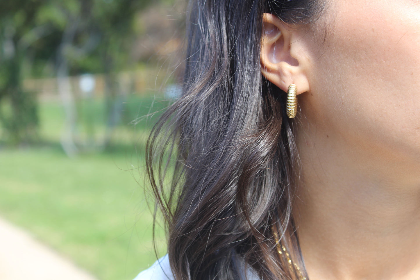 CARMEN|Boucles d'oreilles acier inoxydable