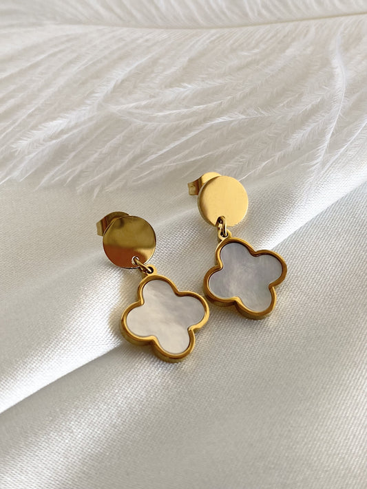 LINA|Boucles d'oreilles acier inoxydable