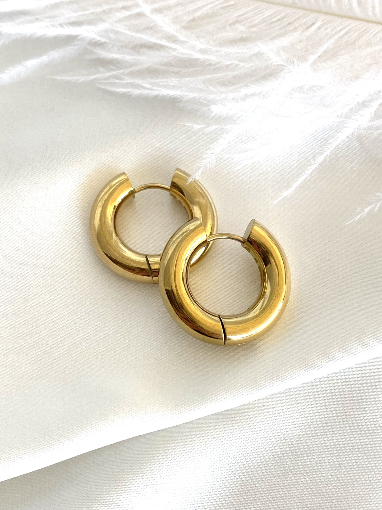 KAMILIA|Boucles d'oreilles acier inoxydable