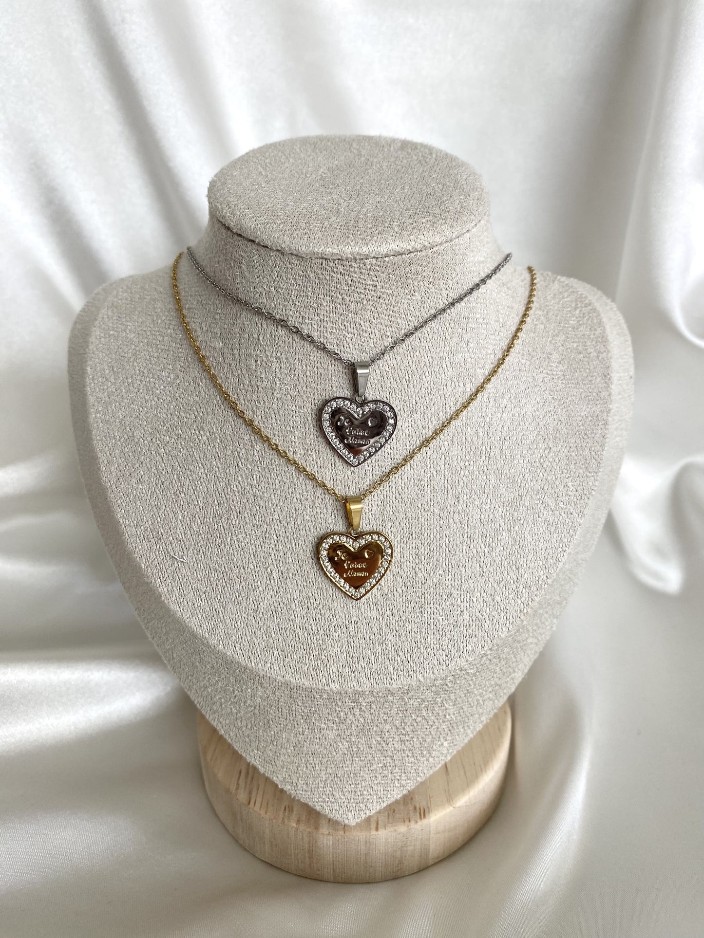 MUM |Collier en acier inoxydable "Je t'aime Maman"