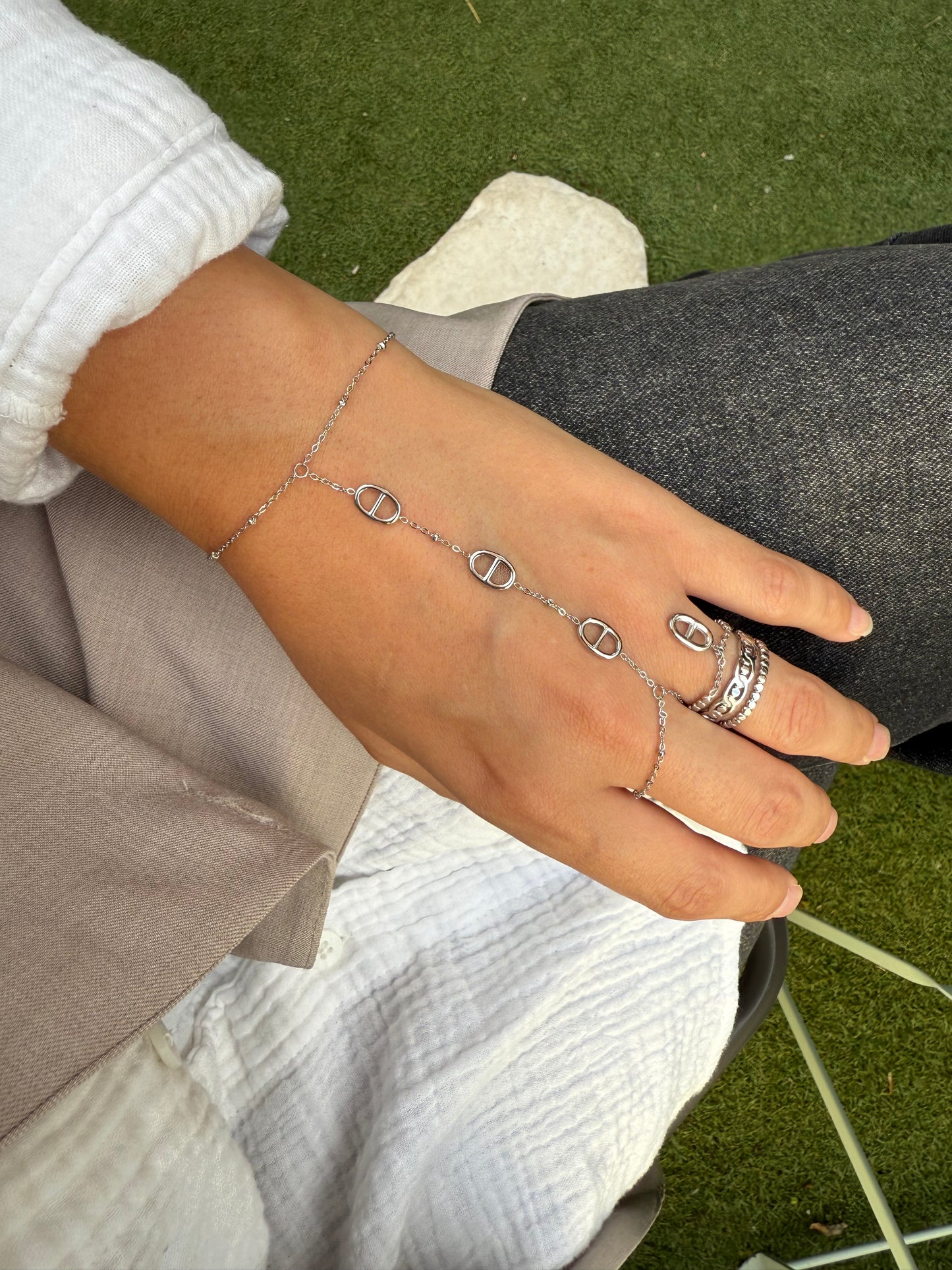 ROMY |Chaînes de main acier inoxydable