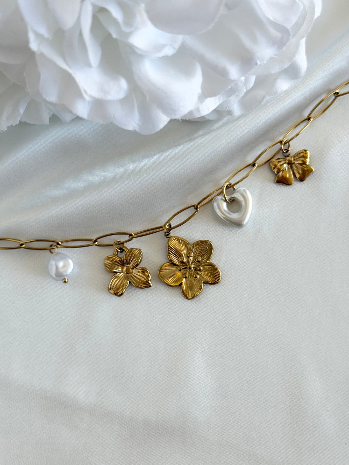 AVA |Bracelet breloques acier inoxydable