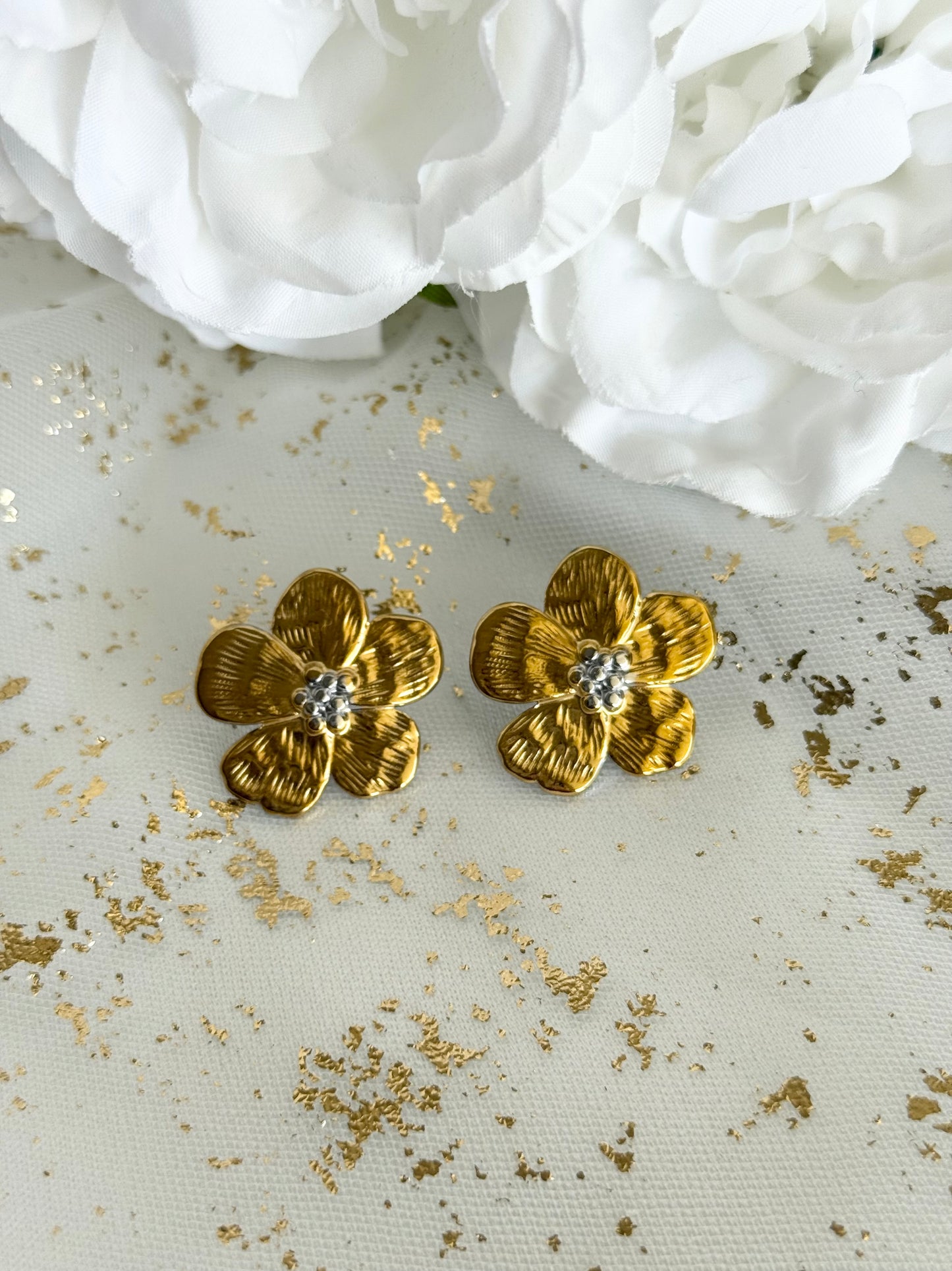 MALOU|Boucles d'oreilles en acier inoxydable