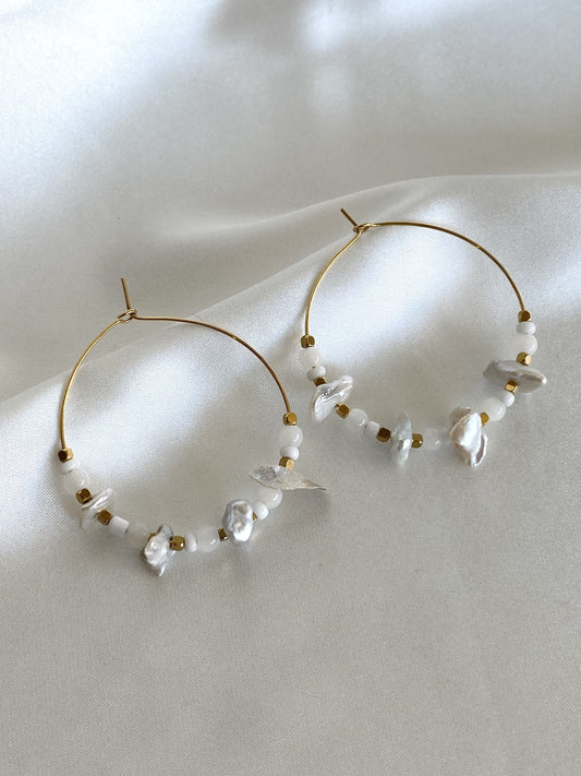 OCEA | Boucles d'oreilles en perles de coquillages