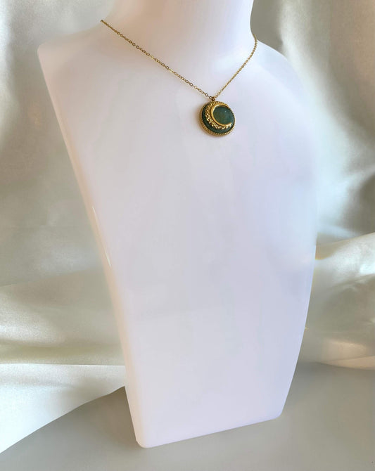 LUNE|Collier en acier inoxydable