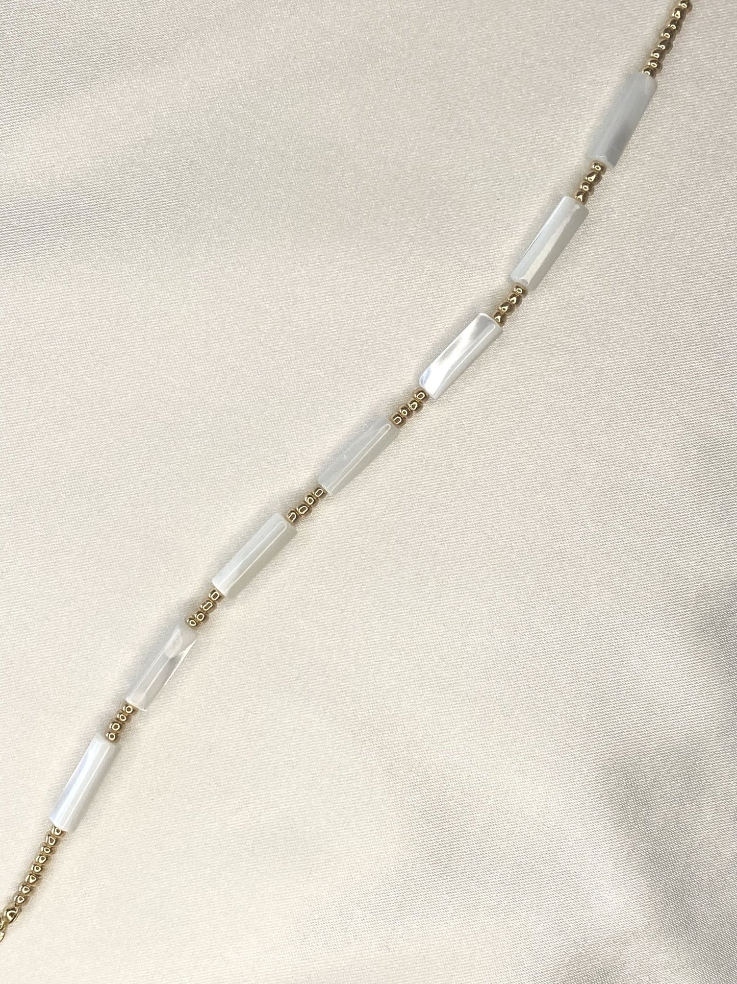 MAGIC|Bracelet acier inoxydable et perles