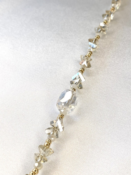 SERENA|Bracelet acier inoxydable et perles