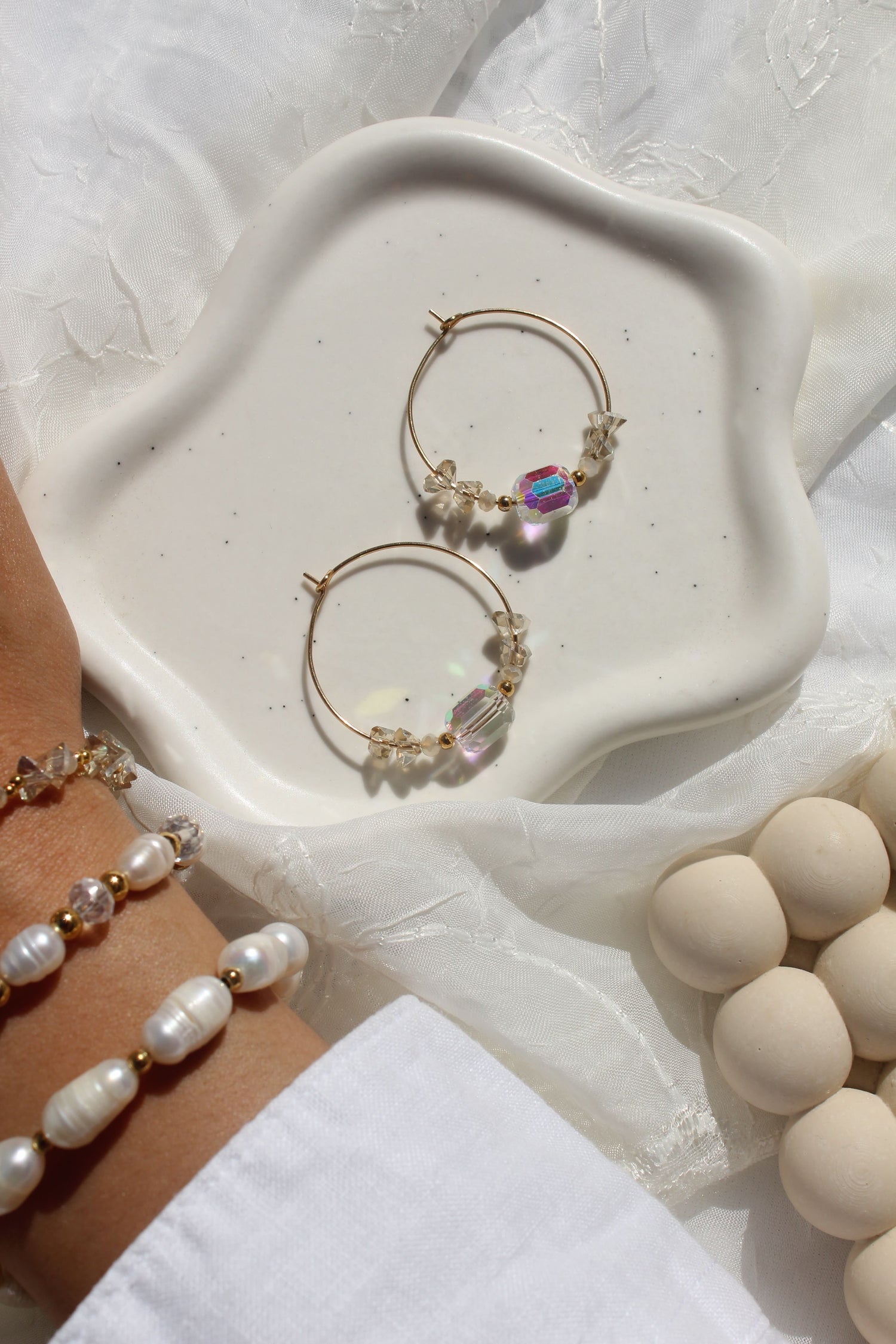 Boucles d'oreilles faits main