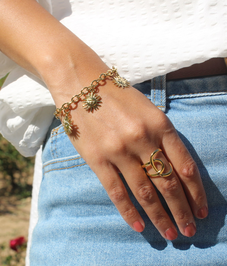 SUN｜Bracelet en acier inoxydable