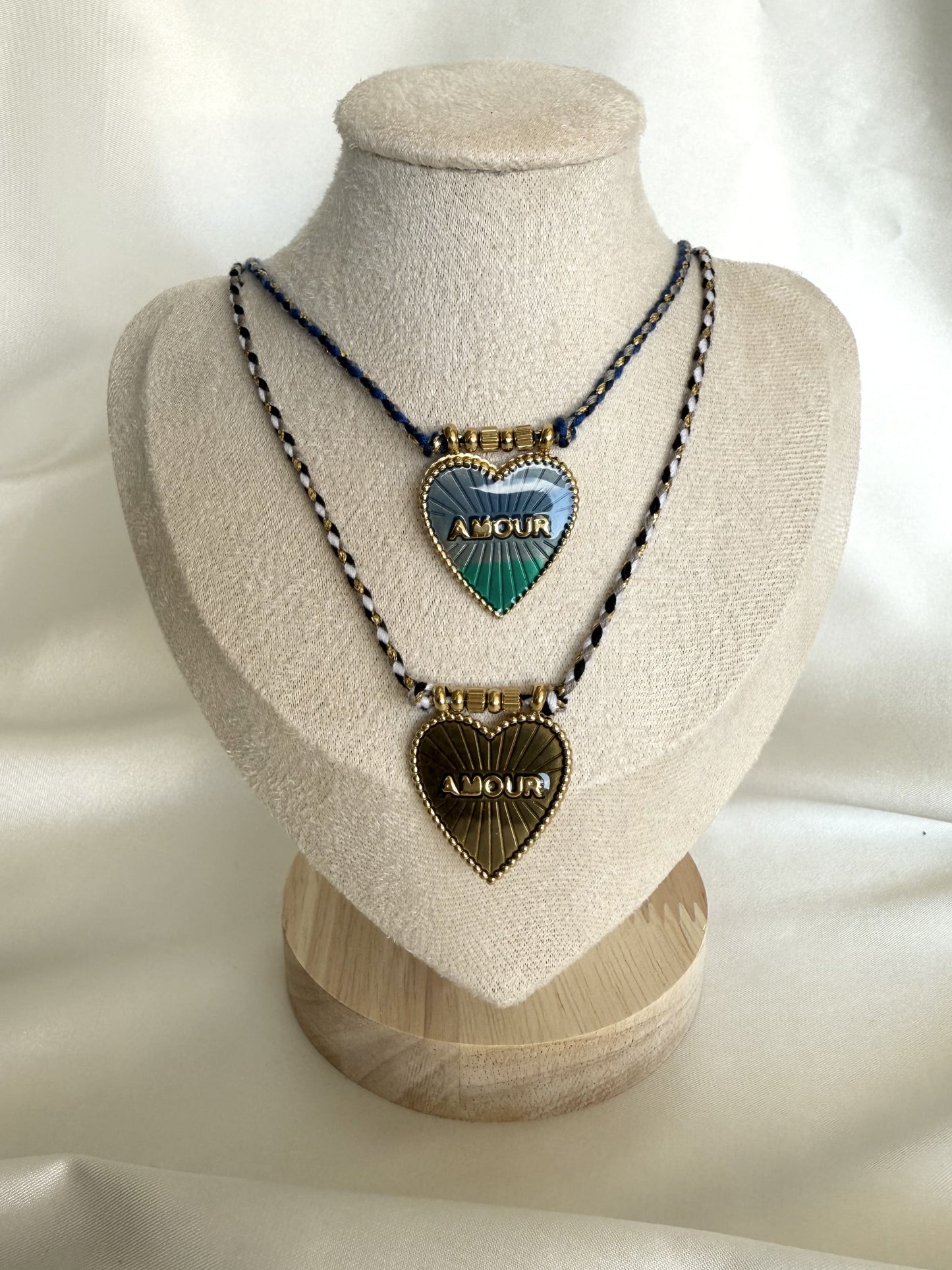 AMOUR ｜Collier en acier inoxydable