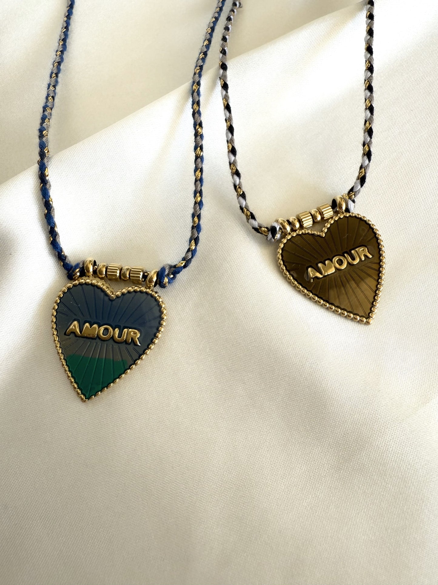 AMOUR ｜Collier en acier inoxydable