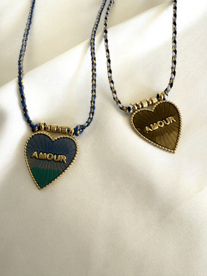 AMOUR ｜Collier en acier inoxydable