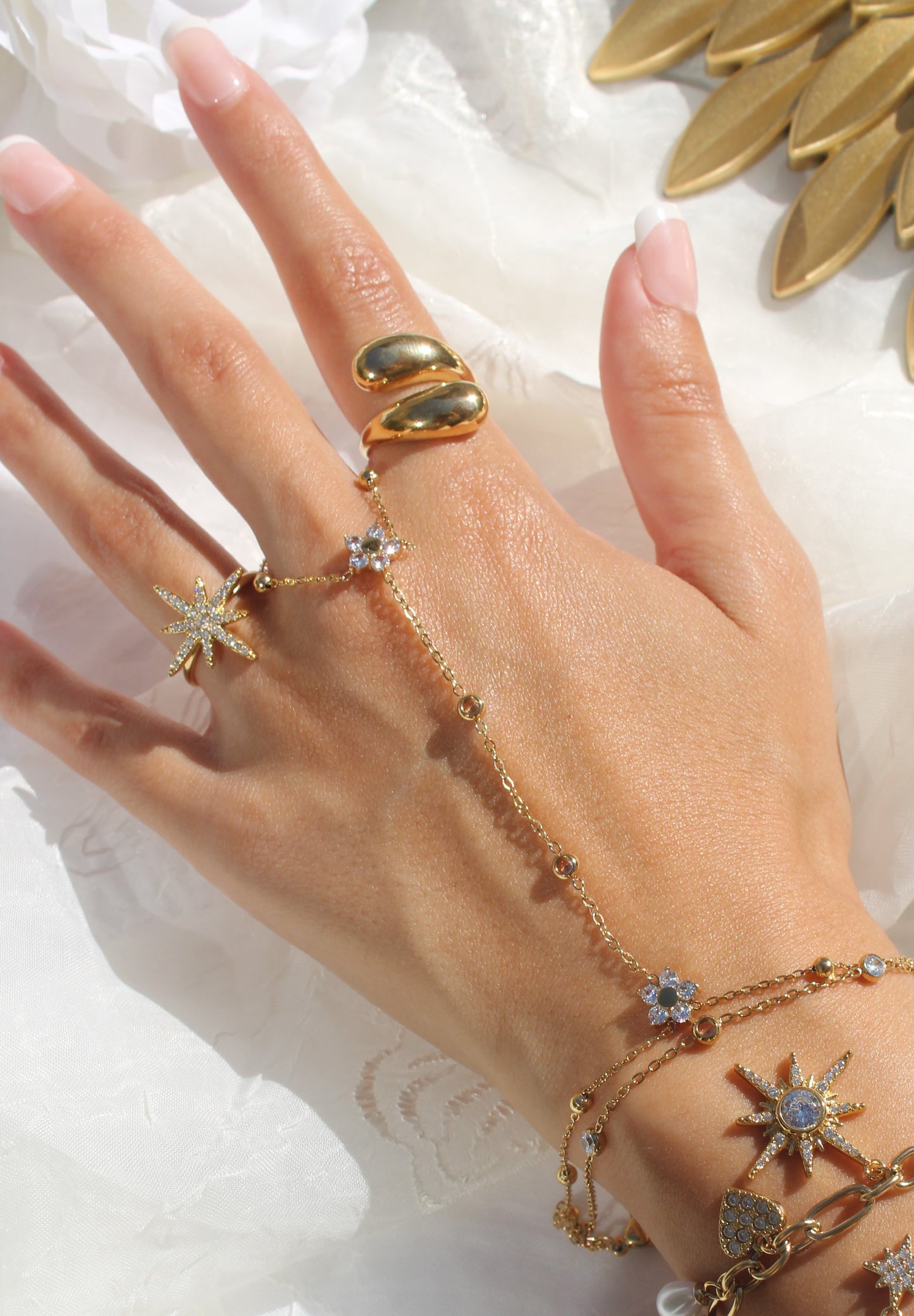 JULIE ｜Chaînes de main acier inoxydable