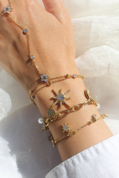 VICTOIRE ｜Bracelet breloques acier inoxydable