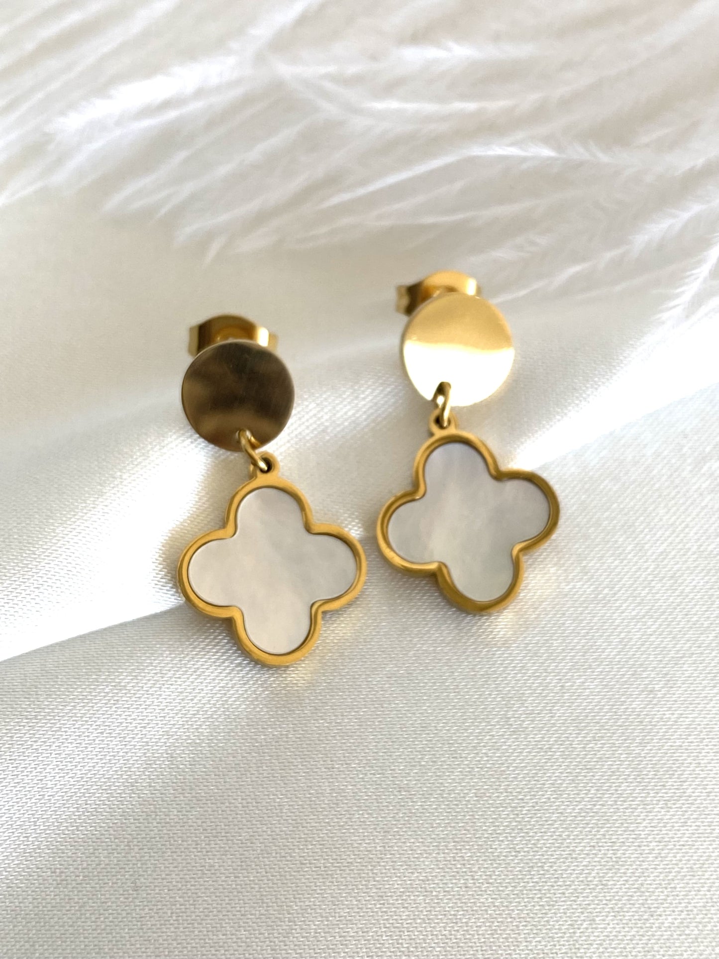 LINA｜Boucles d'oreilles acier inoxydable