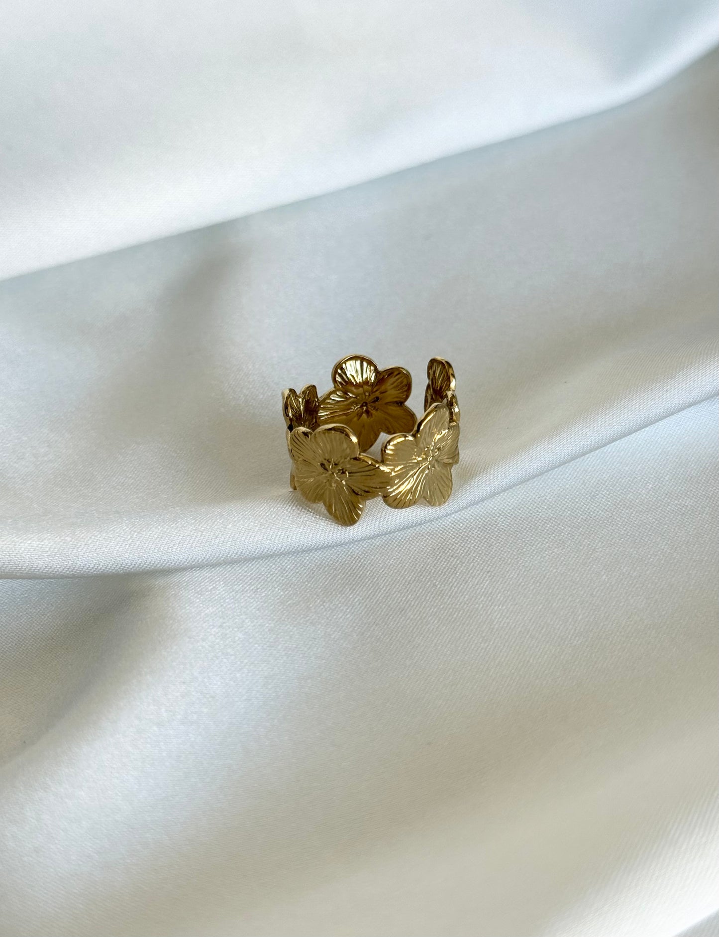 FLORA | Bague en acier inoxydable