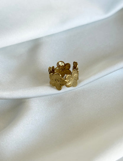 FLORA | Bague en acier inoxydable
