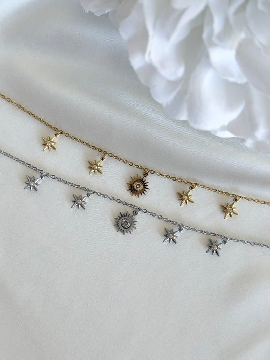 NAIA ｜Bracelet breloques acier inoxydable