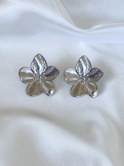 DALIA (sans perçage)｜Boucles d'oreilles acier inoxydable