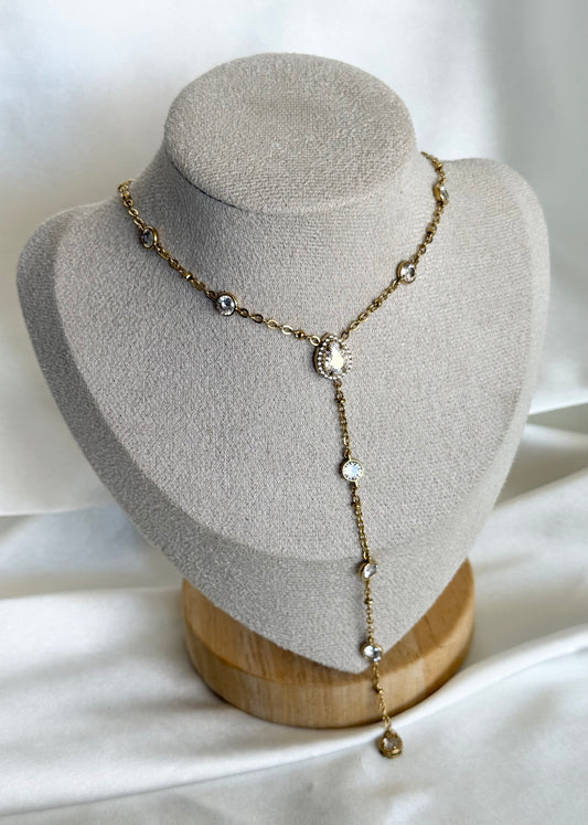ELENA｜Collier en Y en acier inoxydable