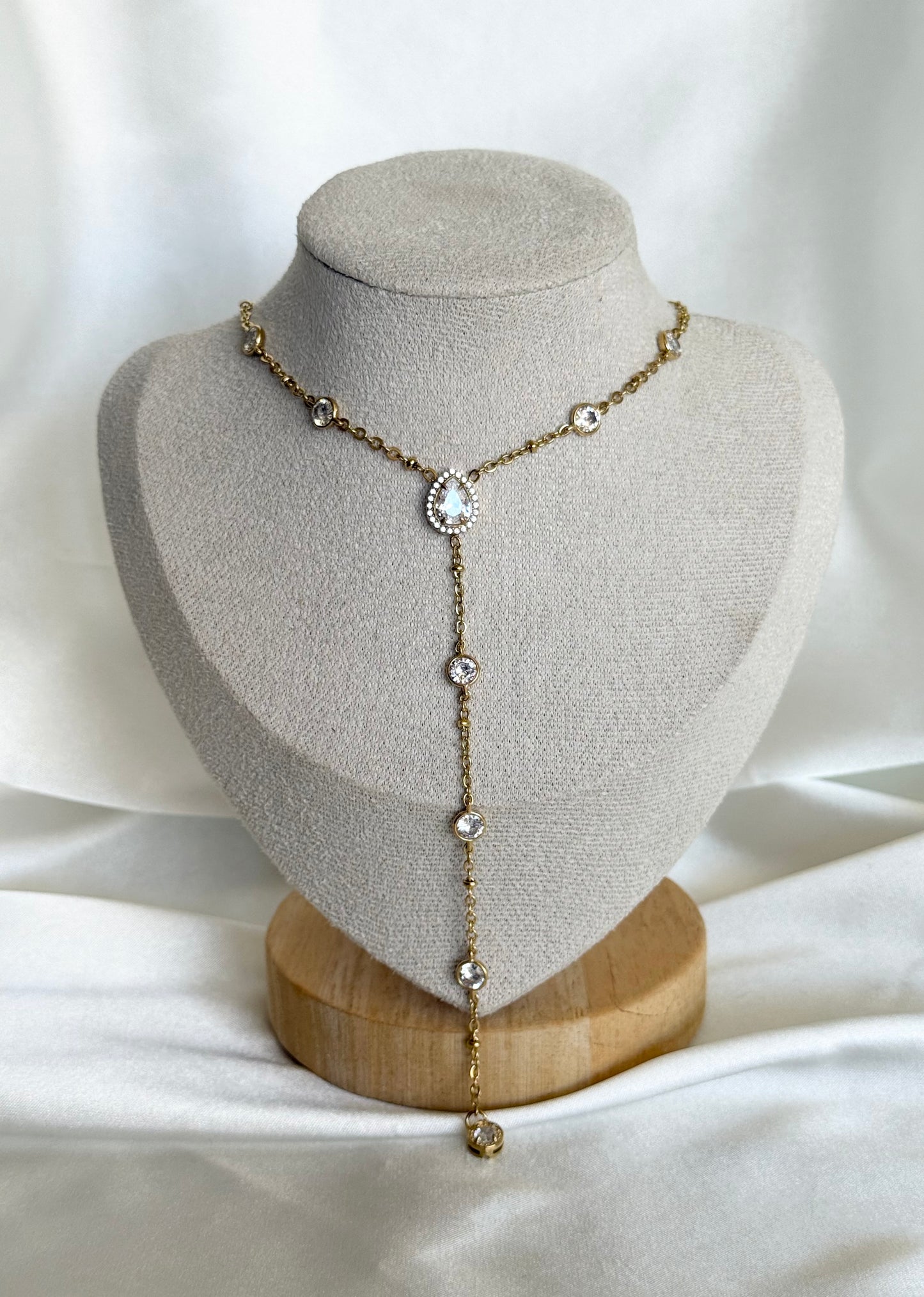 ELENA｜Collier en Y en acier inoxydable