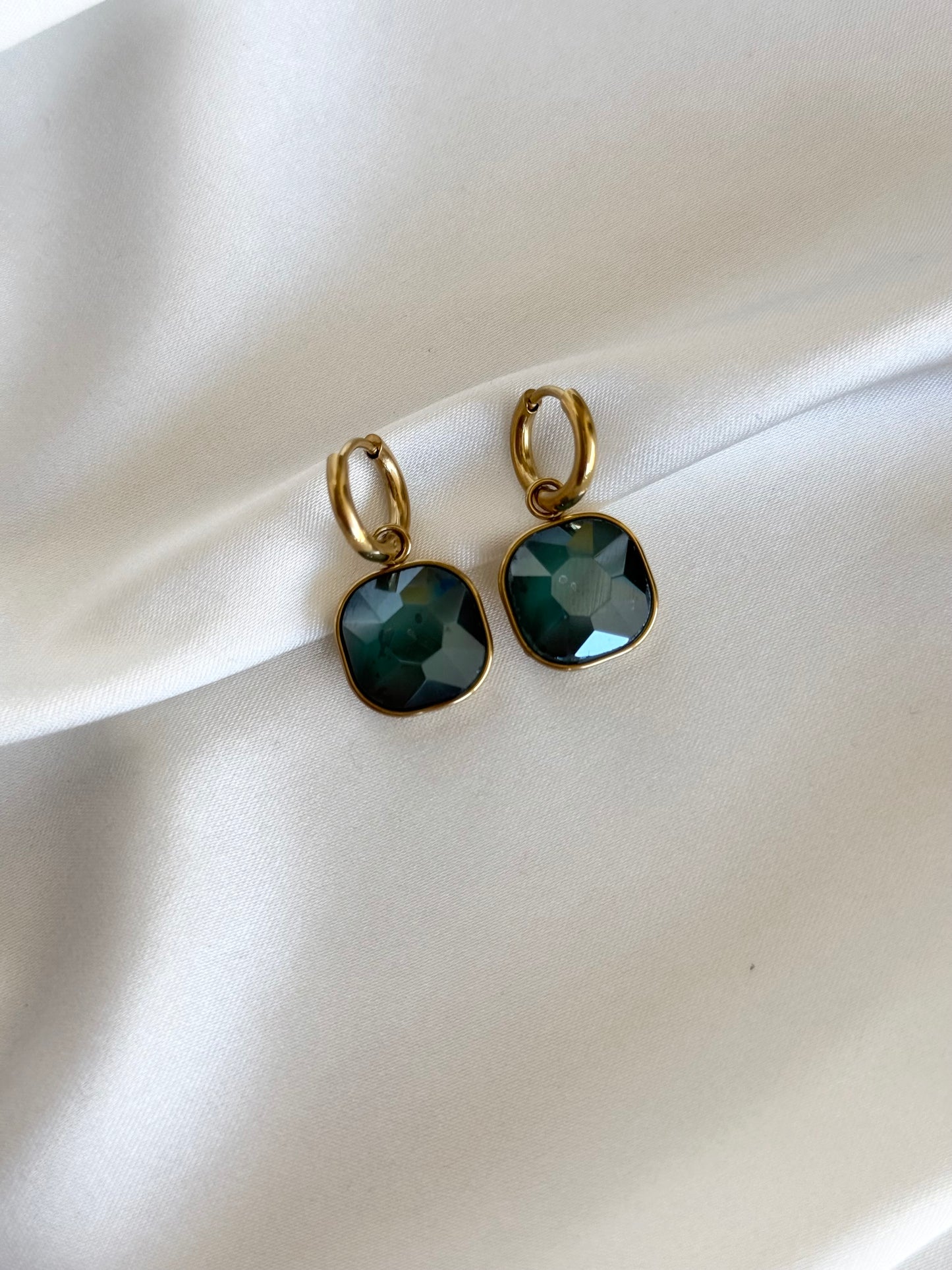 HENNA｜Boucles d'oreilles en acier inoxydable