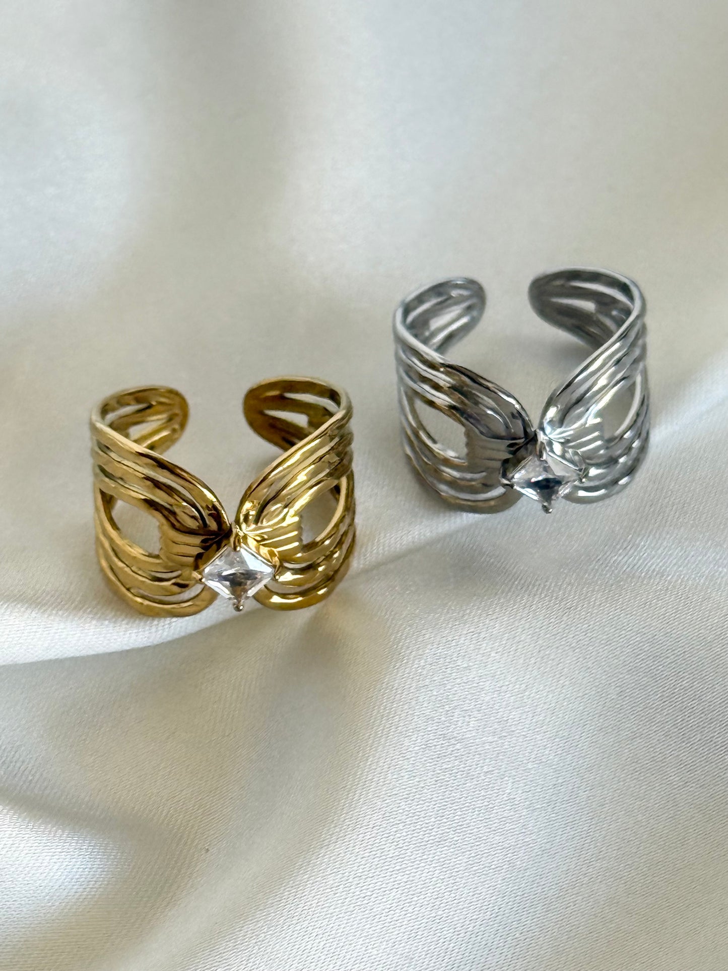 ALICE | Bague en acier inoxydable