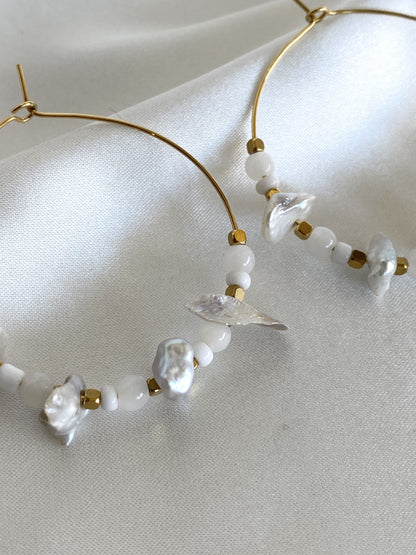 OCEA | Boucles d'oreilles en perles de coquillages