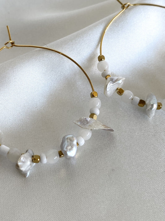 OCEA | Boucles d'oreilles en perles de coquillages