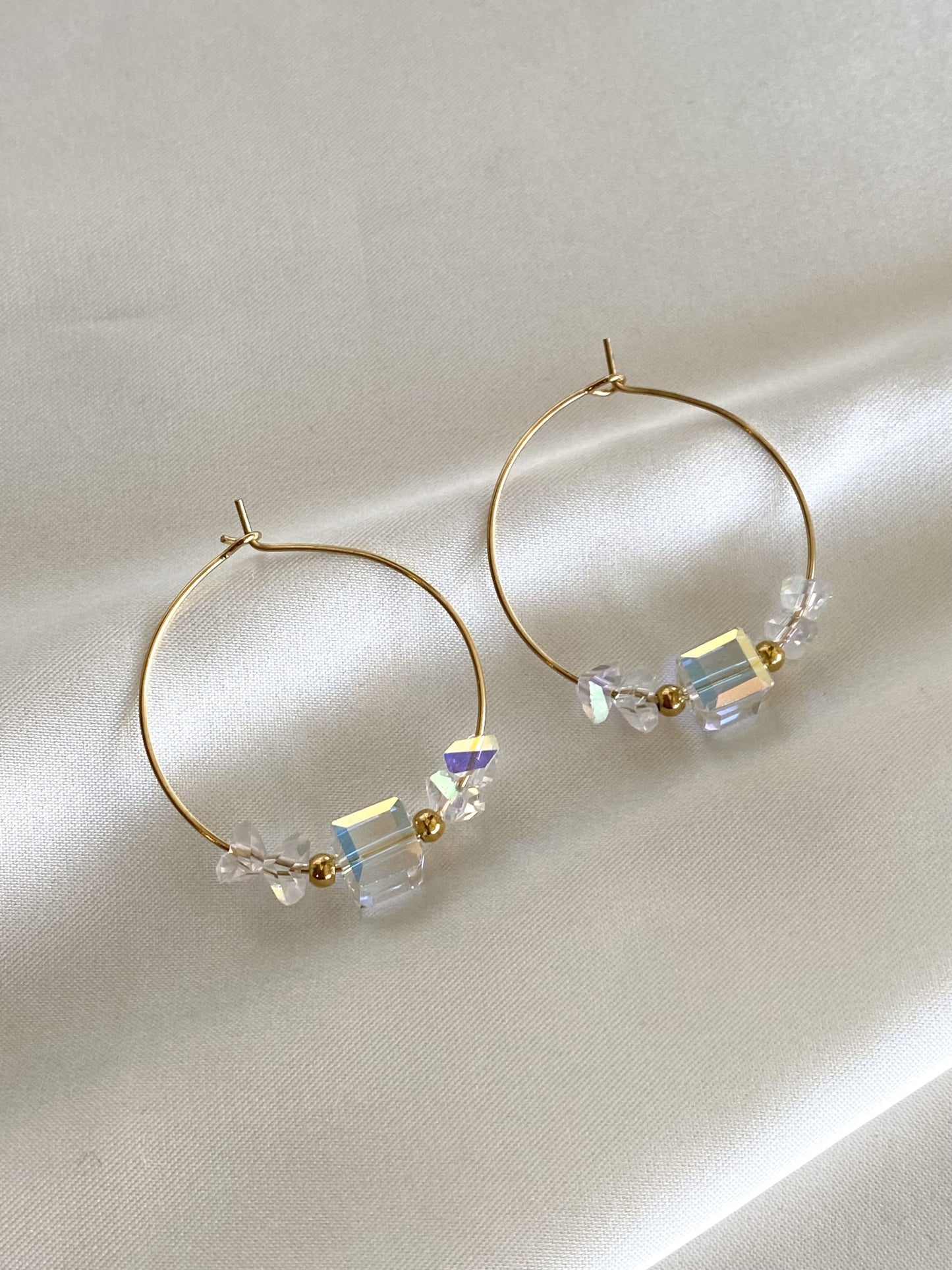 LORENA | Boucles d'oreilles en perles de crystal
