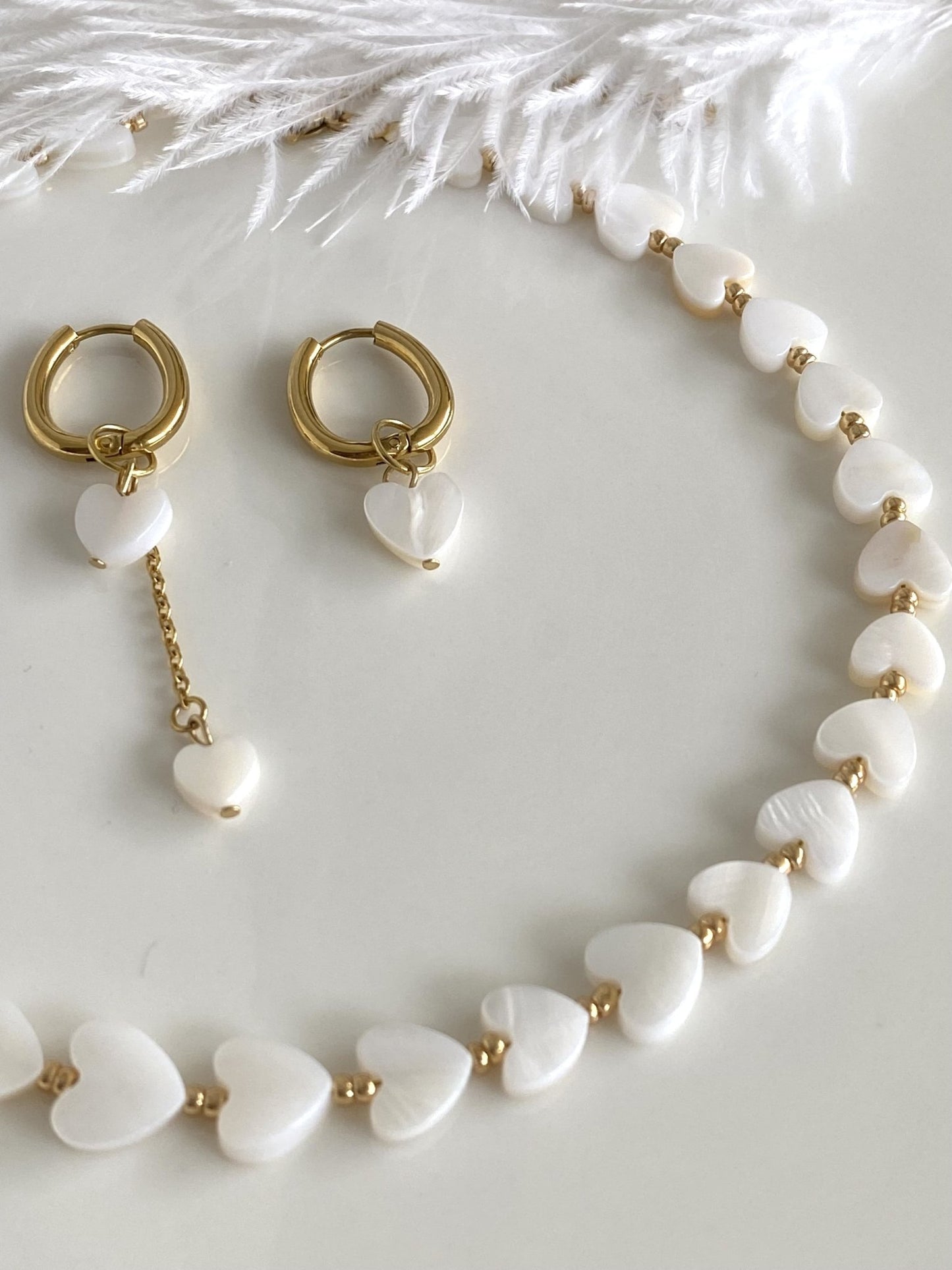 ANITA | Ensemble collier et boucles d'oreilles