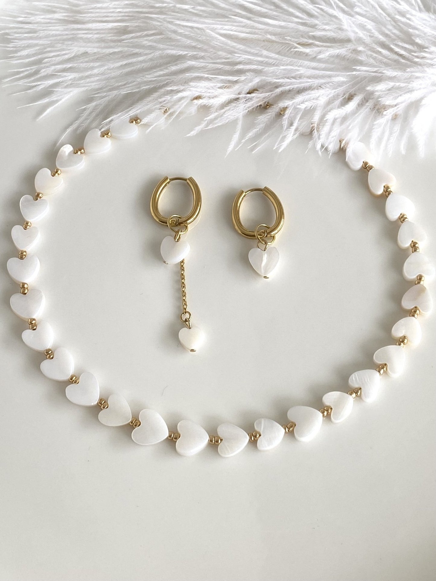 ANITA | Ensemble collier et boucles d'oreilles
